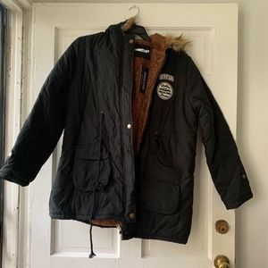 Angvns Black Warm Jacket